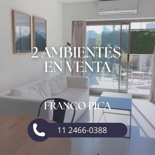 30 m² de balcón en Belgrano